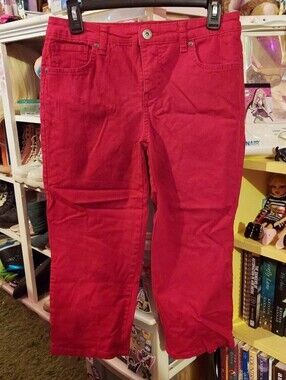 Red Glitter Capris